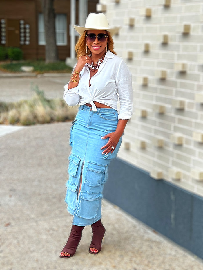 Denim Skirt