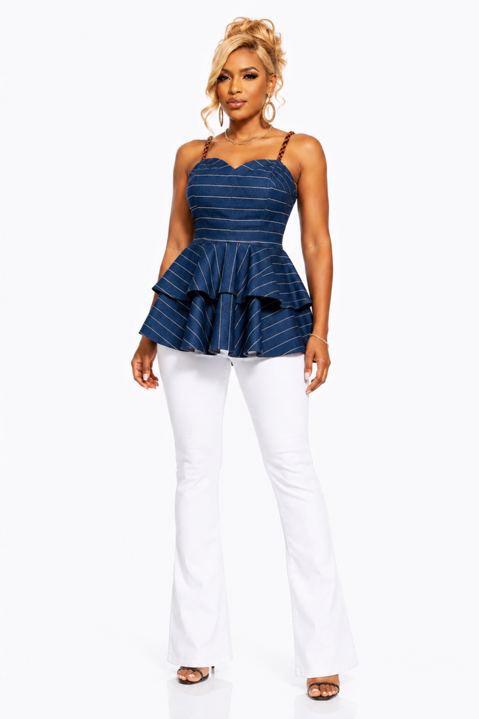 Style Love- Fashion Denim Top