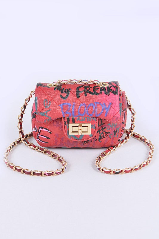 It’s All in the Plan- Graffiti Fashion Handbag