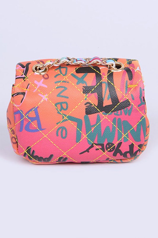 It’s All in the Plan- Graffiti Fashion Handbag