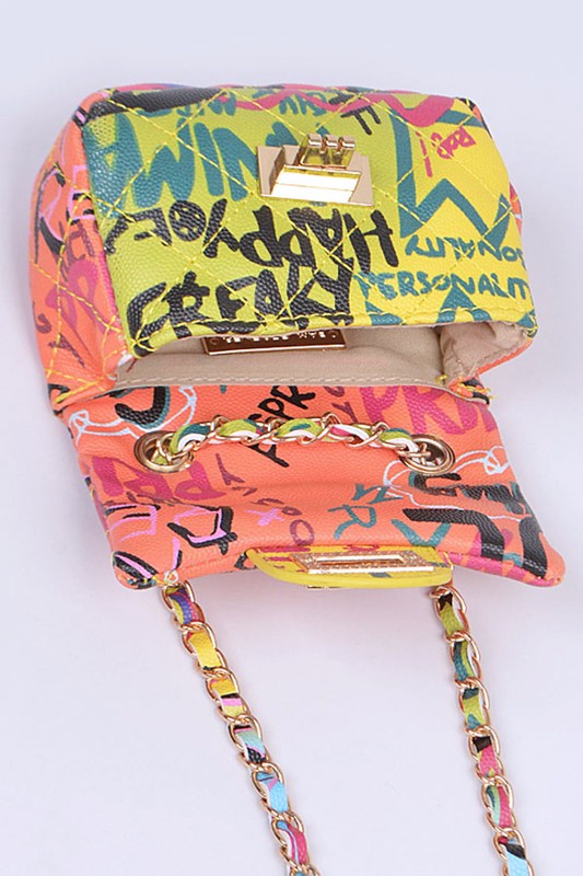It’s All in the Plan- Graffiti Fashion Handbag