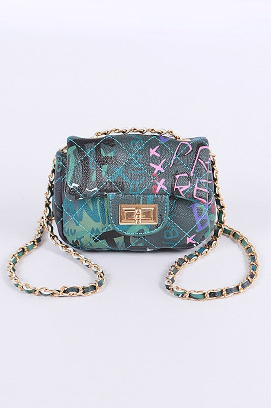 It’s All in the Plan- Graffiti Fashion Handbag