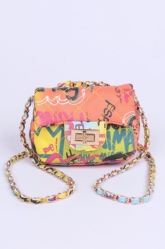 It’s All in the Plan- Graffiti Fashion Handbag