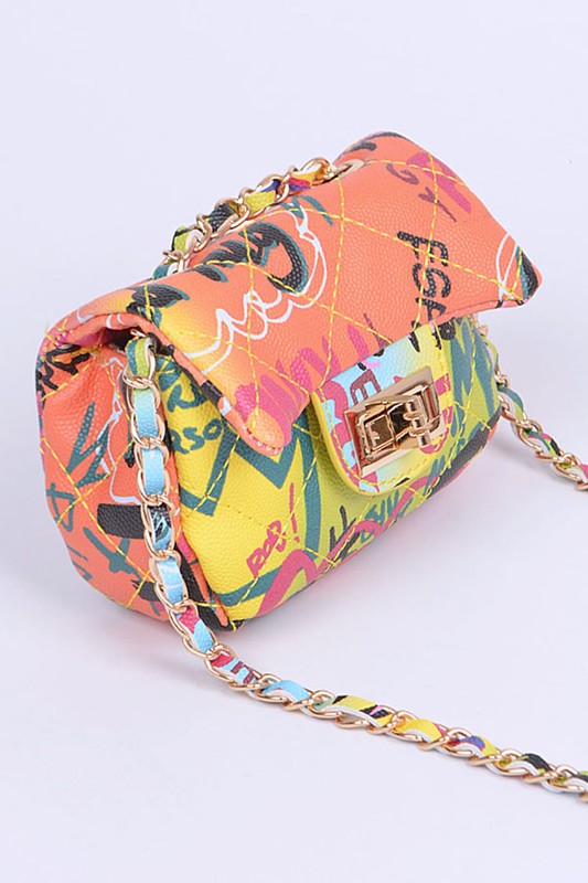 It’s All in the Plan- Graffiti Fashion Handbag