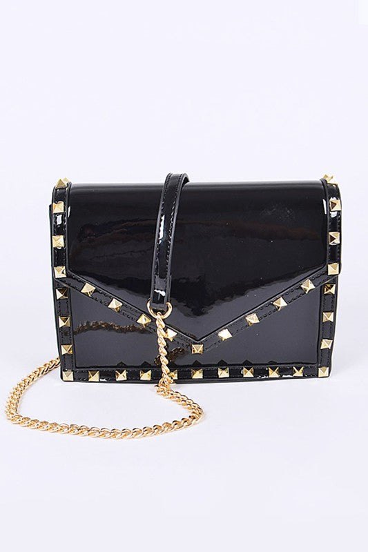 Showstopper- Studded Crossbody Bag