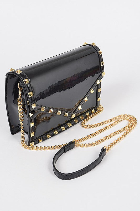 Showstopper- Studded Crossbody Bag