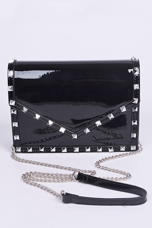 Showstopper- Studded Crossbody Bag