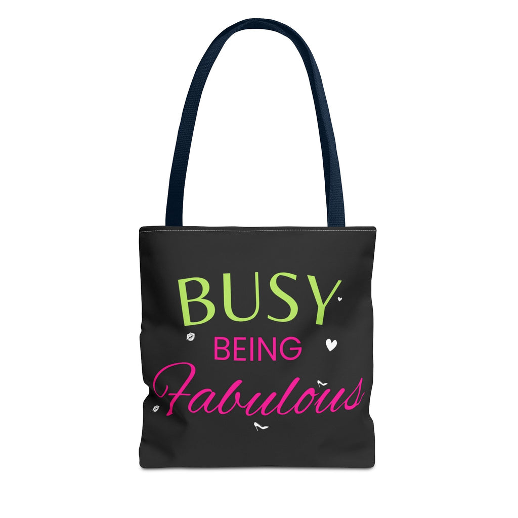 Still Fab- Black Canvas Tote Bag