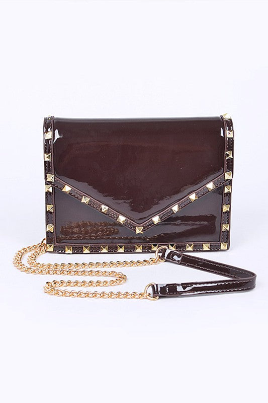 Showstopper- Studded Crossbody Bag