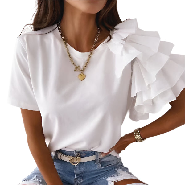 Sweeter Things- Ruffles Sleeve Top
