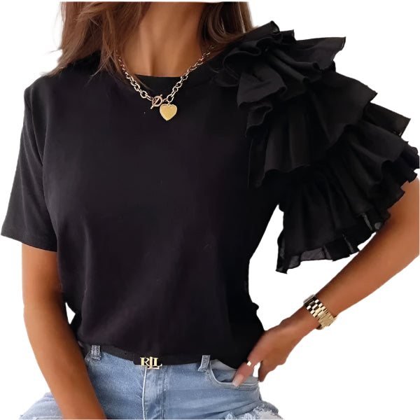 Sweeter Things- Ruffles Sleeve Top