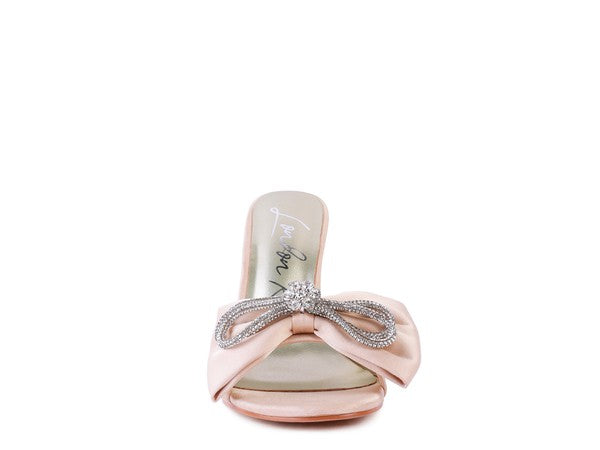 Such a Lady- Bow Accent Fashion  Mules