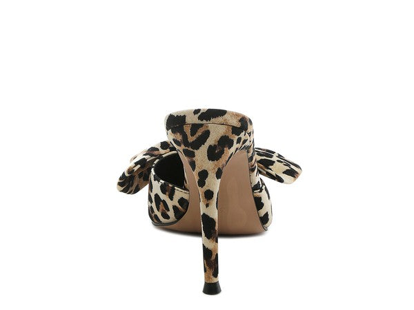 So Slick- Animal Print Mule