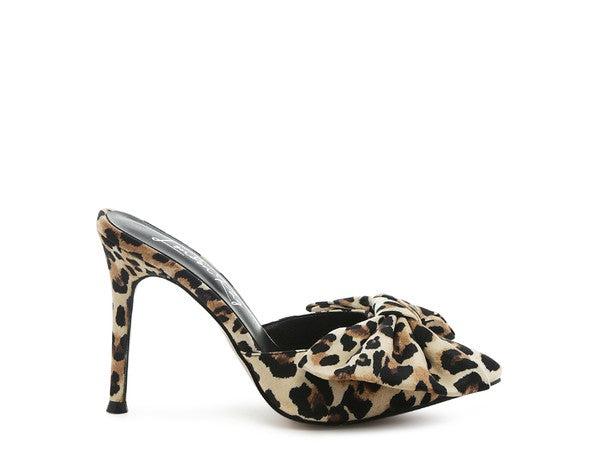 So Slick- Animal Print Mule