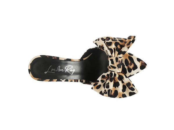 So Slick- Animal Print Mule