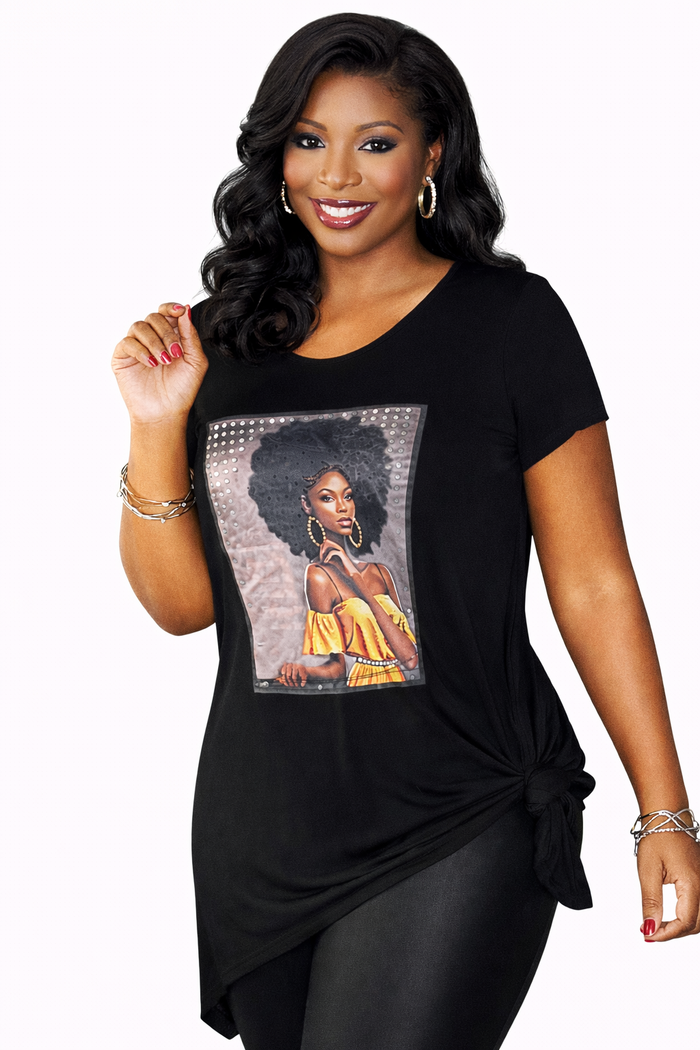 Salute the Queen- Fashion Top