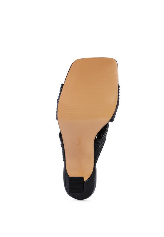 She Struts- Slip on Fashion Mules