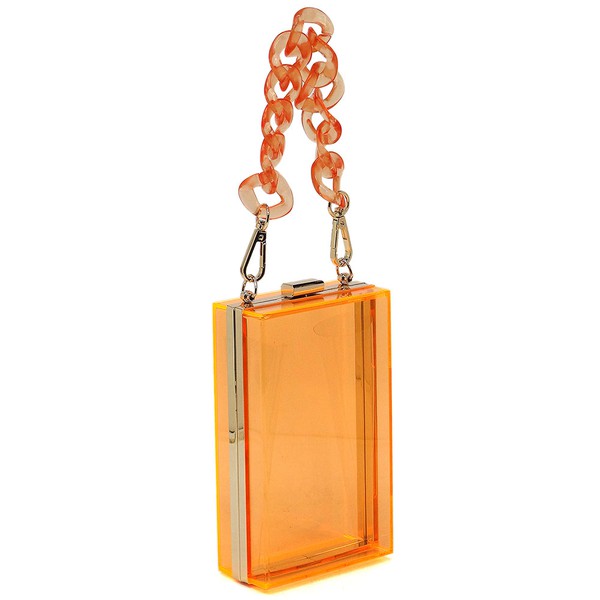 Crystal Clear Elegance: Acrylic Chain Crossbody