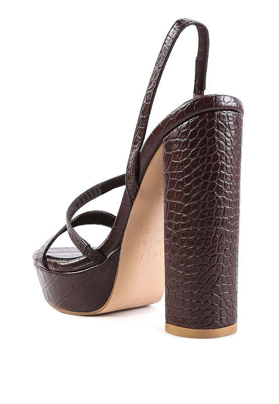 Fashion Fun- Block Heel Sandal
