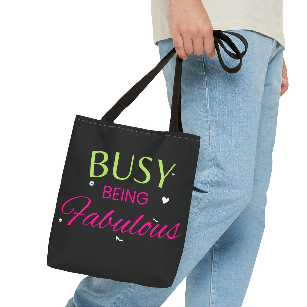 Still Fab- Black Canvas Tote Bag