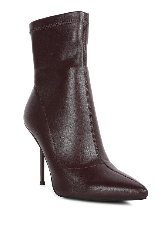 Gear up in Style- Faux Leather Ankle Boots