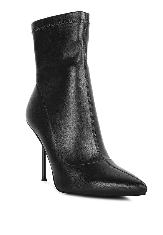 Gear up in Style- Faux Leather Ankle Boots