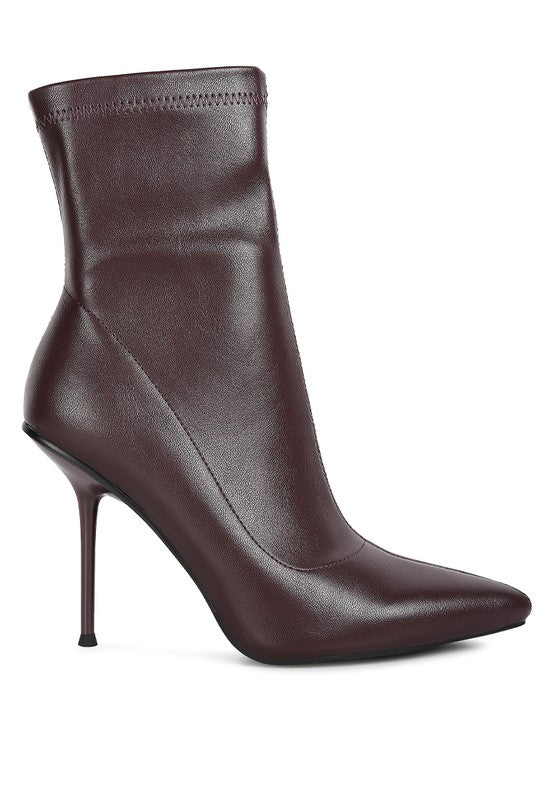 Gear up in Style- Faux Leather Ankle Boots