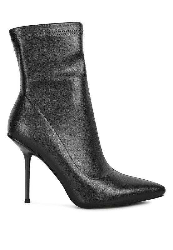 Gear up in Style- Faux Leather Ankle Boots