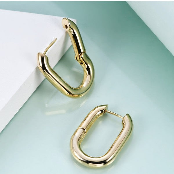 Too Cute- Gold Fashion Earrings