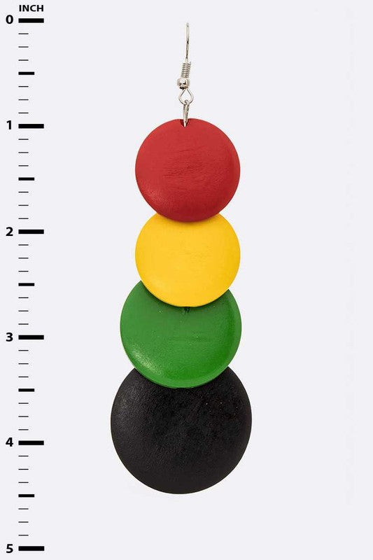 Nature's Embrace-  Wooden Fashion Earrings