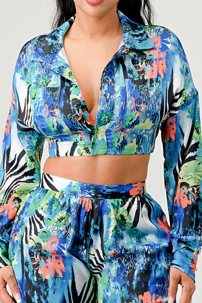 Mirage- Tropical Pant Set