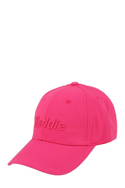She A Baddie-  Embroidered Fashion Baseball  Cap