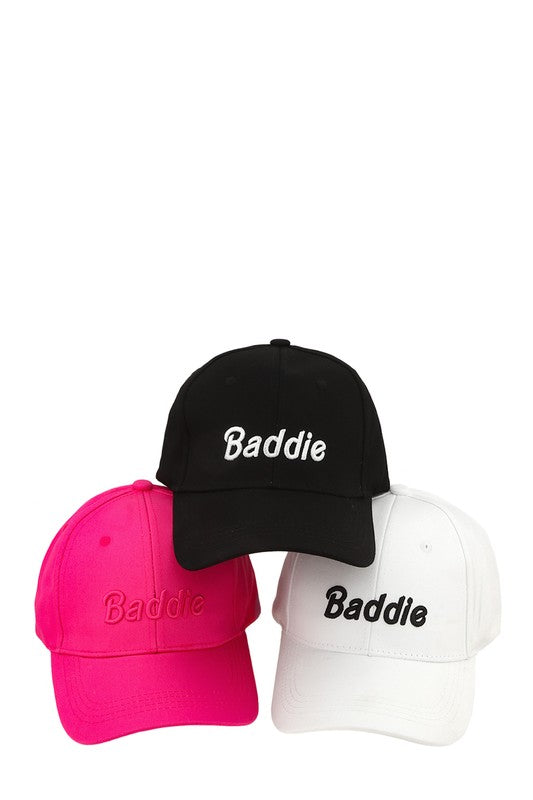 She A Baddie-  Embroidered Fashion Baseball  Cap