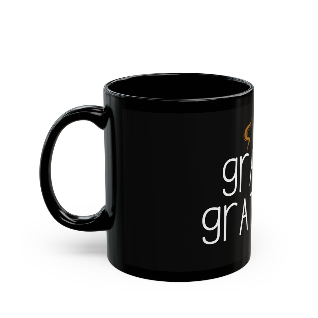 All Grace- Black Ceramic Mug