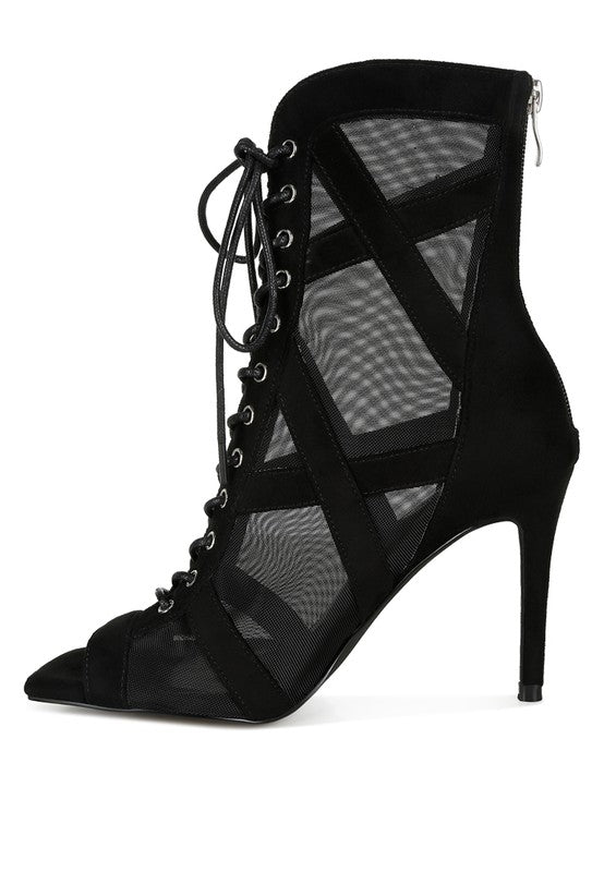 Princess Vibes- Mesh Ankle Bootie