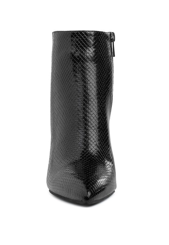 Tatria- Animal Print Ankle Bootie