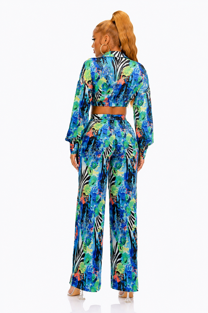Mirage- Tropical Pant Set