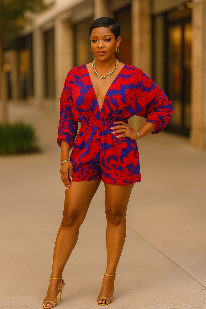 Passion For Style- Red Romper