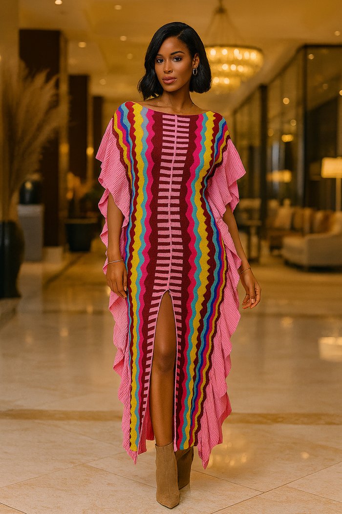 Another Level- Multicolor Loose Fit Dress