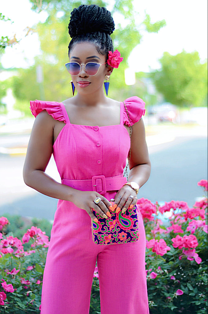 StyleIT- Pink Jumpsuit