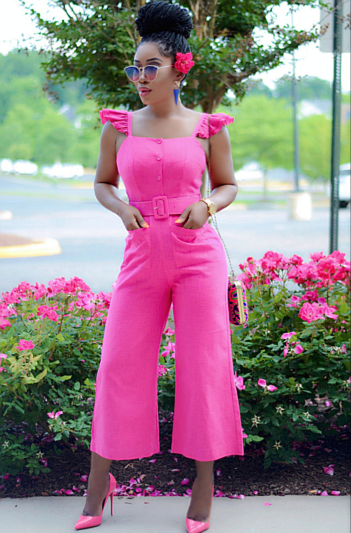 StyleIT- Pink Jumpsuit