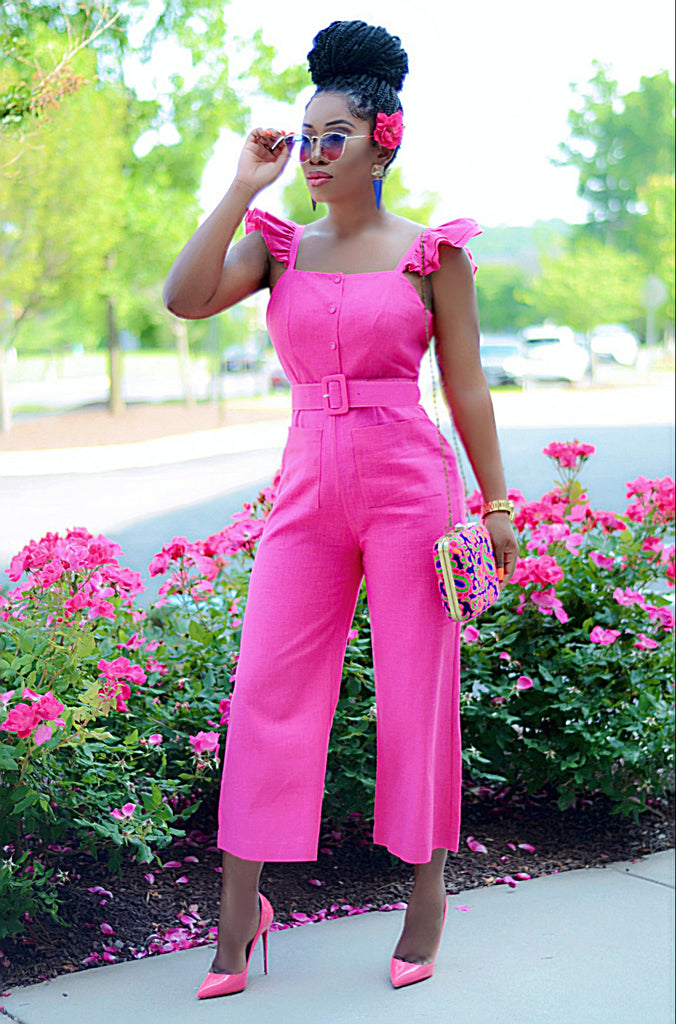 StyleIT- Pink Jumpsuit