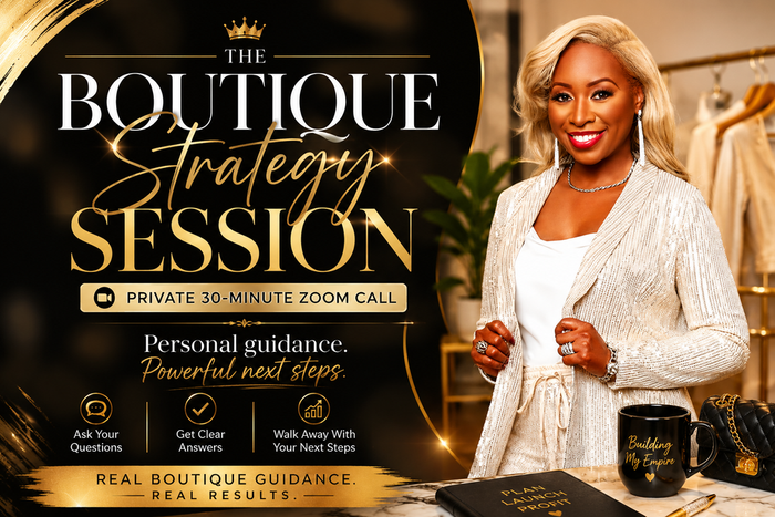 Boutique Strategy Session-1-1 Zoom Call