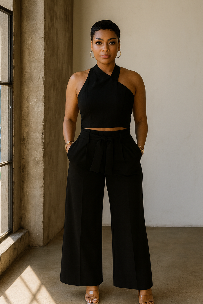 Just In Time- Matching Top and Pant Set