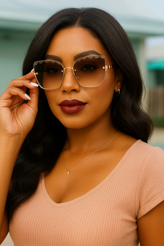 Day Dreams- Half Frame Sunglasses