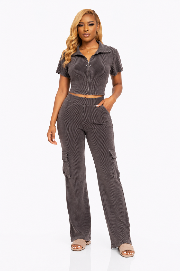 Faded- Cargo Pant Set