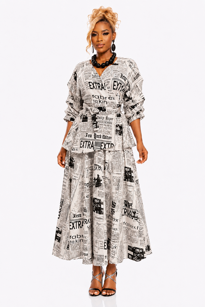 Serving Extra- Fashion Skirt Set