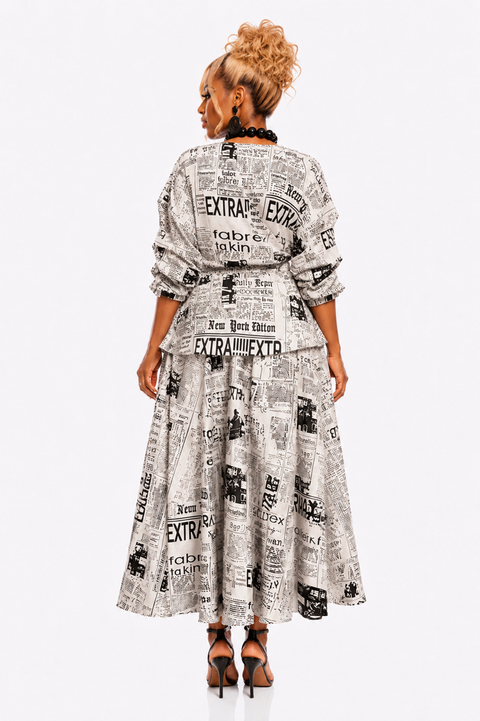 Serving Extra- Fashion Skirt Set