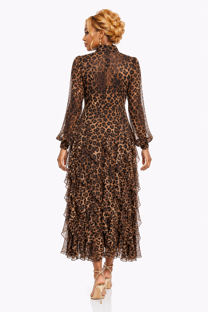Lucky Lady-Animal Print Dress