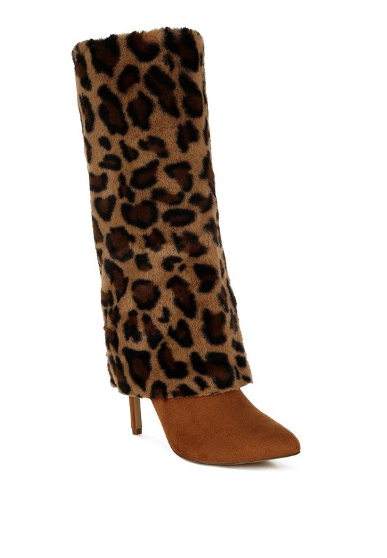 Hot Stuff- Animal Print Boot